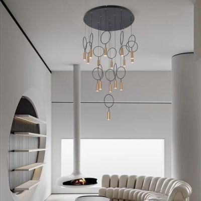 Masivel Luxury Graceful Chandelier Hotel Lobby Pendant Lighting