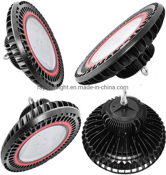 60/90/120deg View Angle UFO LED High Bay Lamp for Warehouse Supermarket Factory Industrial Lighting Fixture Lights (RB-HB-200WU2)