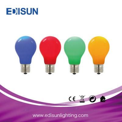 LED A60 6W E27 Colorful LED Light Bulb for Decoration