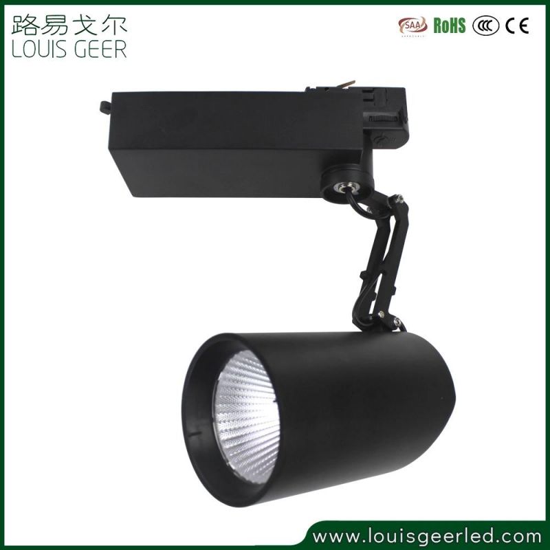 2020 China Manufacturers Commerical Dimmable Track Lighting Adjustable 15W 35W LED Track Light for Indoor Decoration