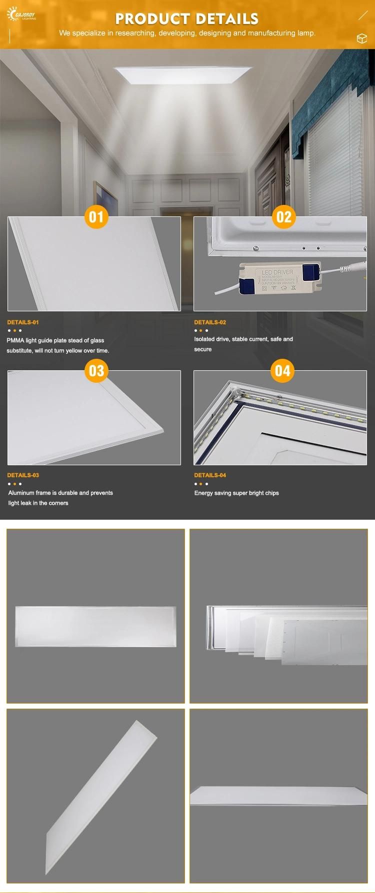 Office Recessed High Quality 2X2 Color Temperature LED Panel Lights