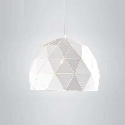White Color Nordic Painting Dining Room Light