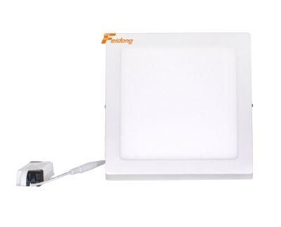 White IP44 Aluminum SMD Embedded Square Round Ultra Thin Slim LED Ceiling Surface Panel Light