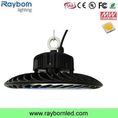 Warehouse Supermarket 170lm/W IP65 Dustproof 150W UFO High Bay LED with Ies File