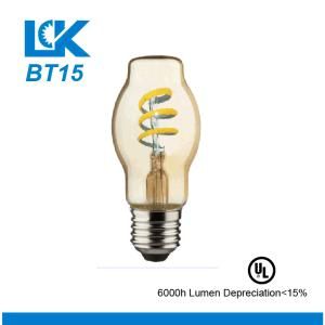 5W 500lm Bt15 New Spiral Filament LED Light Bulb