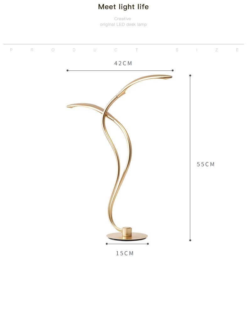 Modern Art Modern Minimalist Design Decoration Decoration LED Linear Table Lamp