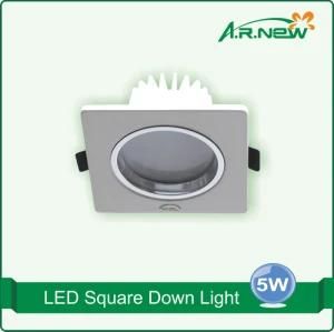 Square LED Downlight Spotlight, High Quality, Competitive Price, Green, Save Energy, Environmental Protect (ARN-DW5W-002)