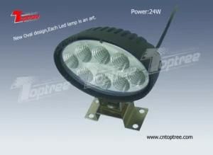 24W LED Working Lamp, Oval Design