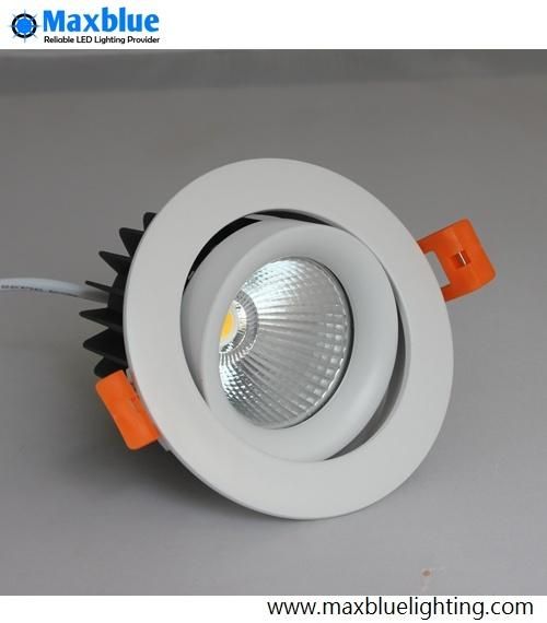 High CRI 9W/12W Commercial Lighting Dimmable COB LED Downlight