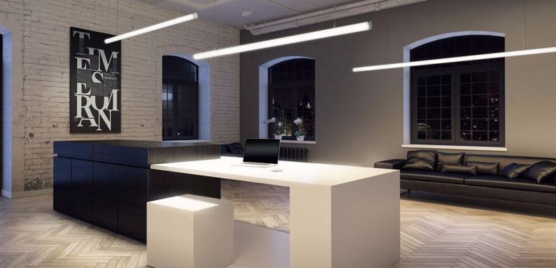 40W Office LED Trunking Pednant Lighting System Linear Light