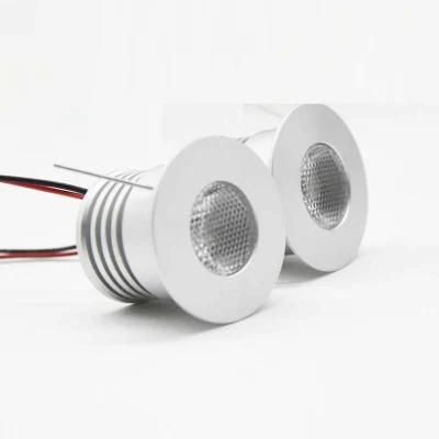 Driverless 4W 120V 220V Mini LED Spotlight COB Spot Light for Cabinet Kitchen