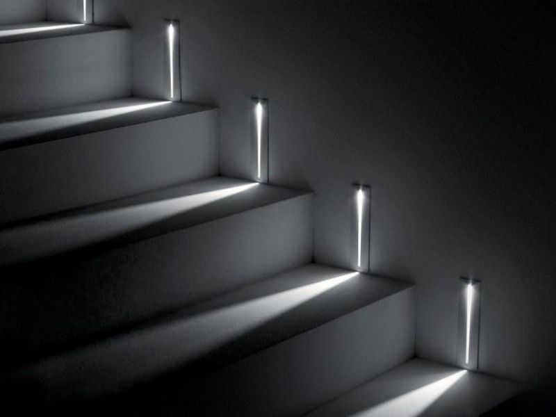 Indoor 1*2W Square Stepping Lighting Recessed 220V-240V LED Wall Stair Light Step Light
