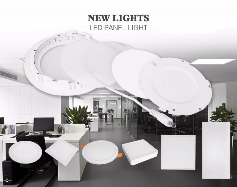 Metal Base SKD LED Square Recessed Panellight Indoor Light Room Light 15W