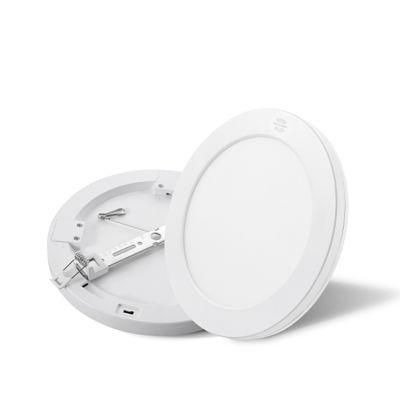 PC PS Aluminum 4in1 Adjustable Cut-Hole Surface Recessed Tri-Color Sensor Panel Light LED Downlight LED Panellight