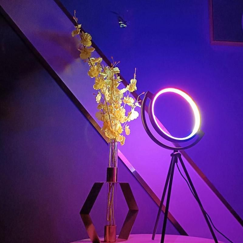 Amazon Hot Selling APP Control Holiday Lights Living Room Bedroom Home Decor Party Store RGB Table Lamps