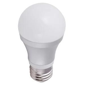 A60 7W SMD E27 6000k LED Bulb with Silvery Housing