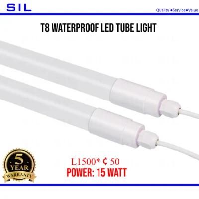 T8 LED Tube IP65 Waterproof 15W AC85-265V T8 1.5m LED T8 Tube Aluminum Energy Saving LED Tube Lights