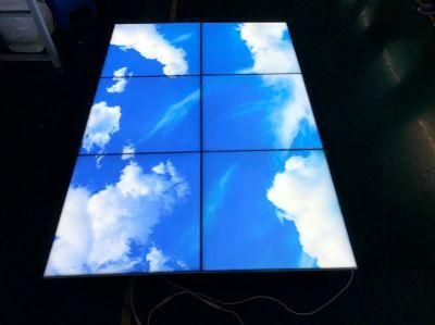 Ra&gt;90 Bluesky/White Clouds Frameless LED Sky Ceiling Panel Light for Home-Use