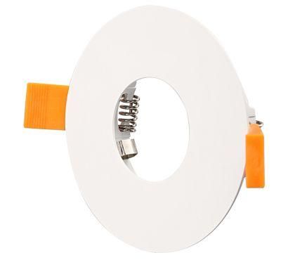White Recessed Fixed LED Downlight Mounting Ring IP44 Ceiling Light Fixture