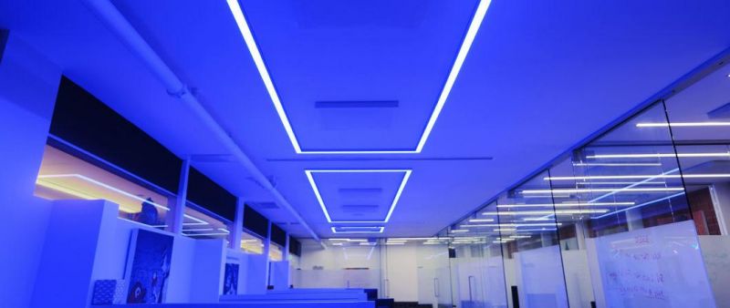 50W 150lm/W 1.5m LED Continuous Commercial Linear Light
