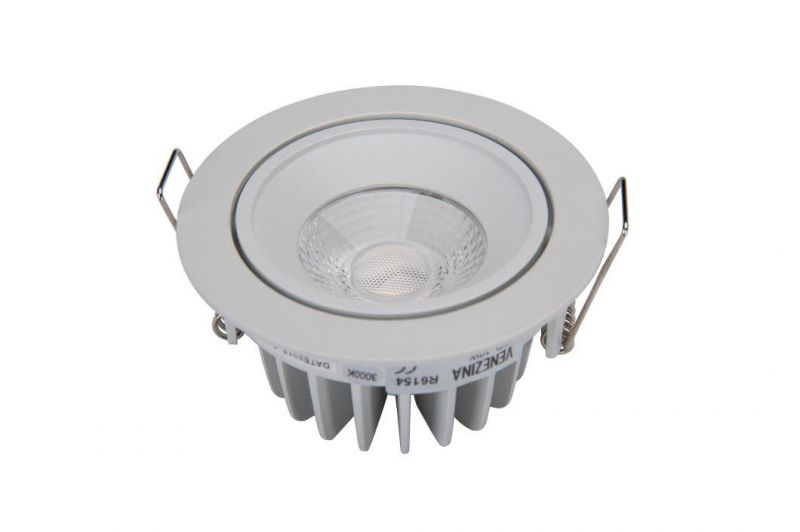 Factory Price Adjustable COB LED Down Light Ceiling Recessed LED Downlight