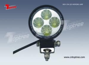 12W CREE LED Working Light for Truck, Tractor, Excavator, Farm Machine