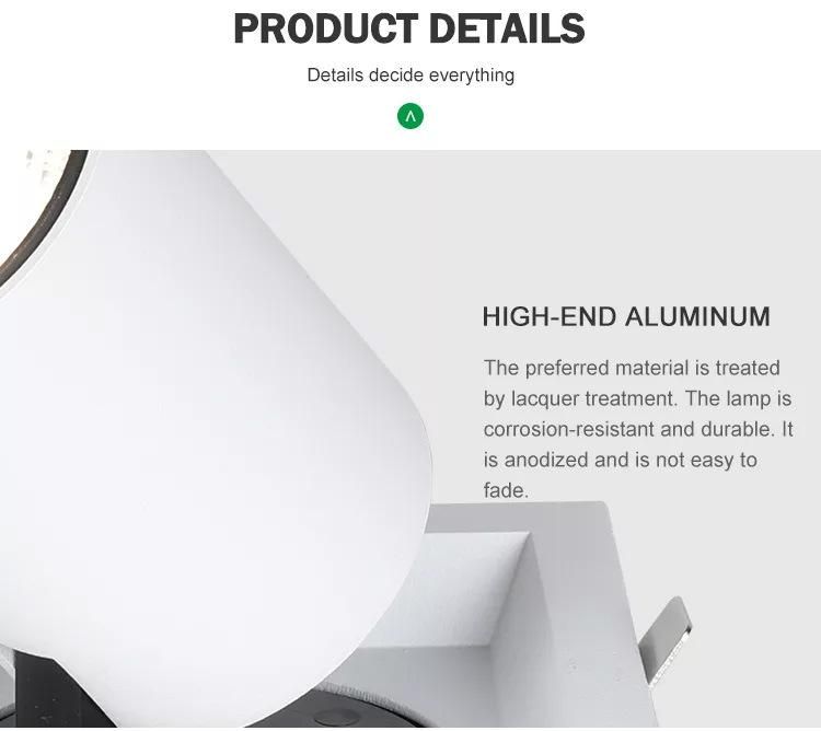 Hot Sale Products White Aluminum Restaurant Decoration LED High Ceiling Spotlights