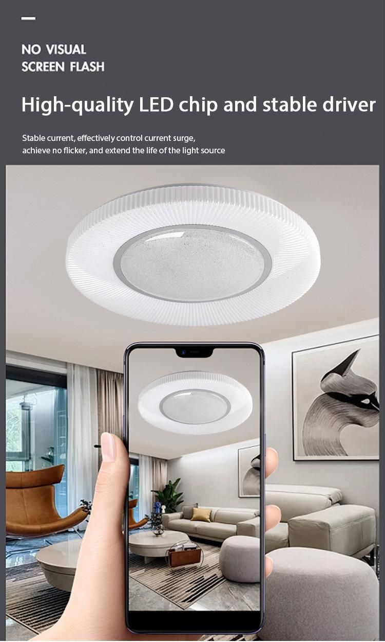 2021 New Surface Remote IP65 Colour Nordic Plastic Ceiling Light