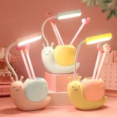 Cartoon Charging Desk Lamp Learning LED Eye Protection Lamp Creative Dormitory Student Desk Lamp