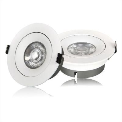 Recessed Ultra Thin COB Ceiling Down Light for Hotel 20W Anti-Glare Spotlight