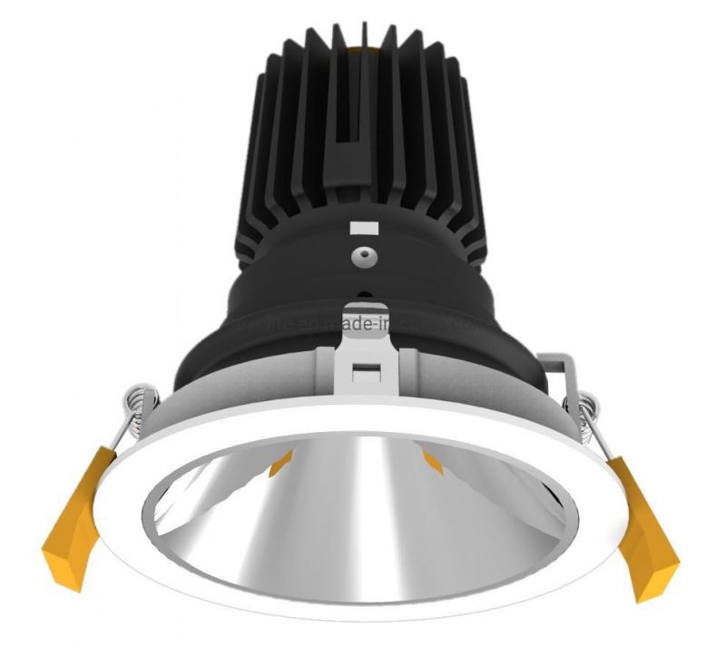 Fixed Wall Washer Downlight Aluminum GU10 Housing MR16 Frame with Cut out 100mm RF32