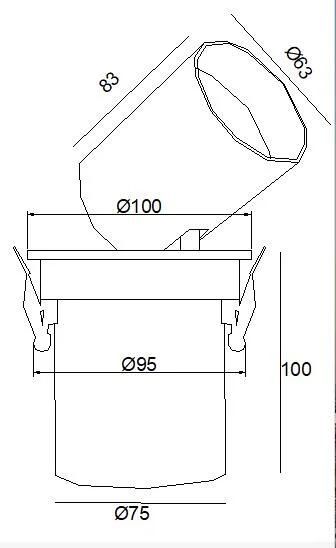 Hot Sale Rotatable Surface Mount Downlight for Living Room IP20