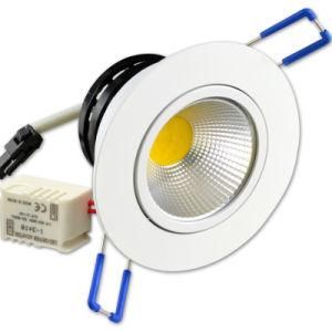 3W COB Ultra Bright LED Ceiling Light Lamp Recessed 85V-265V White