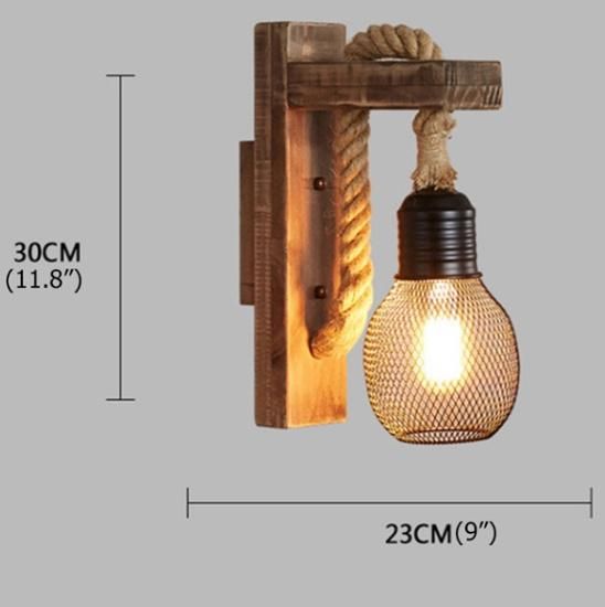 Wall Lamp Woodoutdoor Aluminum Crystal Spotlight LED Wall Light