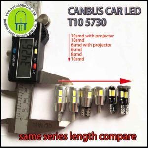 Canbus T10 6SMD 8SMD 10SMD 5730 Short Body Car LED Indicator Light /Reading Light/License Lamp