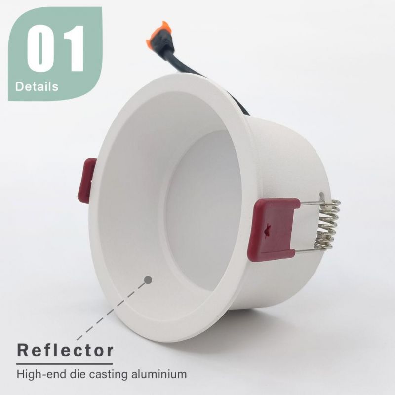 Commercial LED Dimmable Spot Distributor Anti Glare Down Spotlight Ceiling Light COB Lamp Bulb Downlight