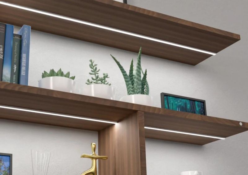 Mini Surface Mounted Kitchen Furniture Linear Bar LED Strip Aluminium Profile