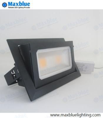 CRI 90ra 40W 45W Epistar COB LED Flood Downlight