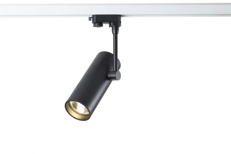 High Effeciency Popular Lens Reflector LED Track Light Black Linear Spotlight