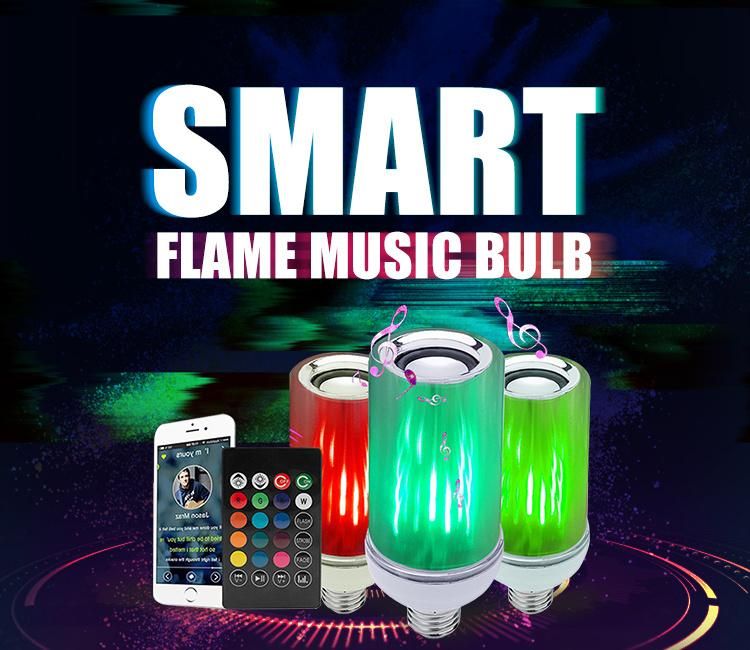 Group Control Smart Flame Music Bulb
