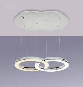 Modern LED Pendant with Crystal Sand in Lampshade 1306b-2