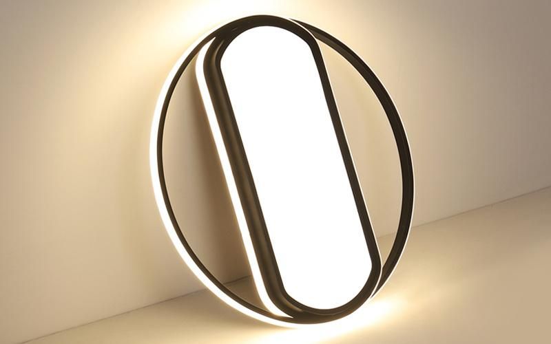 Smart LED Contemporary Round Circle Lamp LED Dimming Ceiling Light Modern