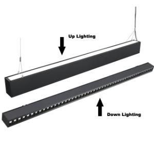 Approved Aluminum Suspension LED Linear Pendant Light Office Lighting
