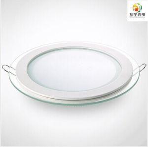 16W LED Glass Round Panel Light