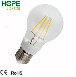 Plastic+PC A60 8W E27 LED Filament Bulb