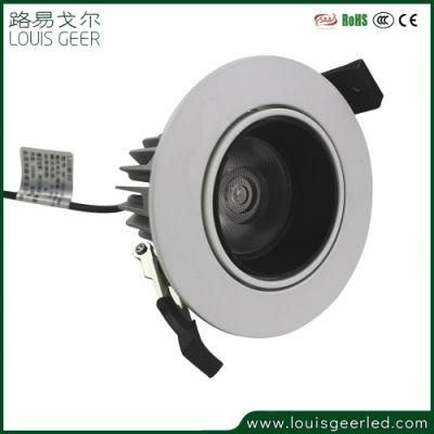 High Quality Dimmable Recessed Constant Current 7W 15W 20W 30W Iron Plastic Down Light