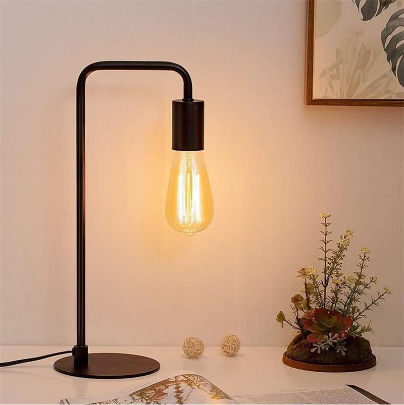 Nordic Modern Minimalist Iron Learning Reading Lamp Bedroom Table Lamp