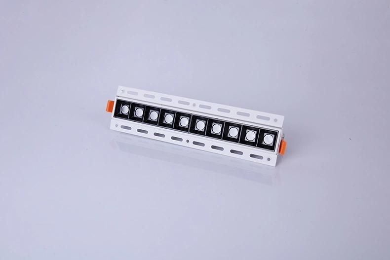 Customized Die-Casting Alu Anti Glare High CRI Compact Design Trimless Linear Recessed LED Ceiling Spot Light Downlight