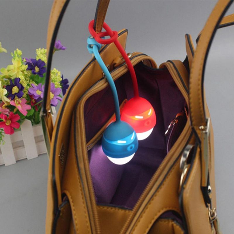 USB Silicone LED Portable Night Light Handbag Lamp