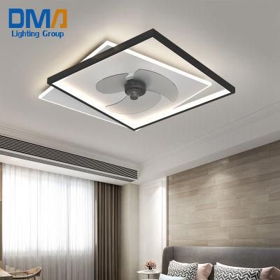 2022 Modern Smart Remote Control 3 Blades LED Surface Decorative Indoor Ceiling Fan with Light